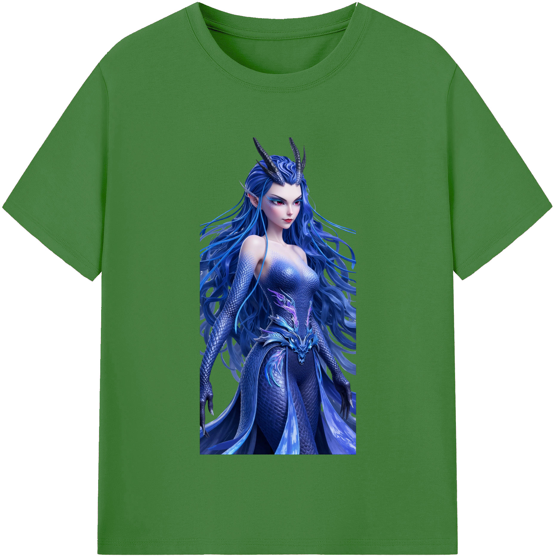 （画像用） Ne Zha 2 ナタ 魔童の大暴れ レディースカジュアルプリントTシャツ（綿100％）